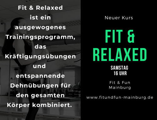 Neuer Kurs „Fit & Relaxed“